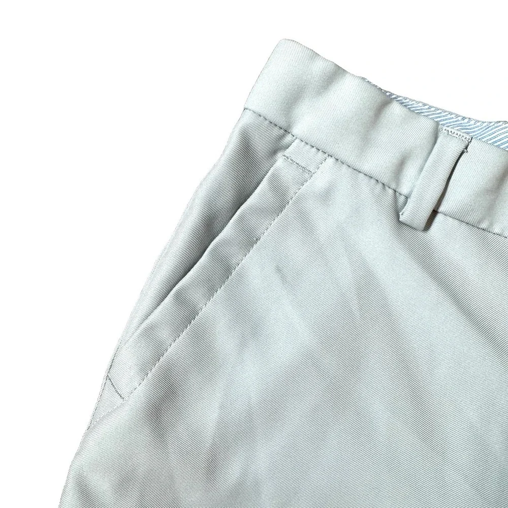 Peter Millar Shorts Performance Salem Golf Boys Small 7-8 Gray Stretch Chinos